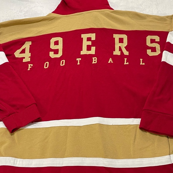 San Francisco 49er's Team Apparel Hoodie Pullover Licensed Size Small - Picture 14 of 14